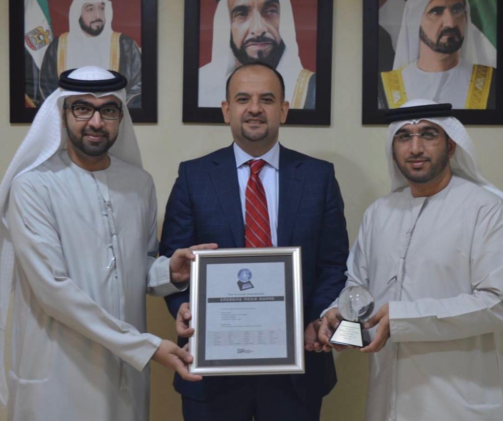 Obtain first place and Leadership Shield for the Government websites from Samit International Creativity Award Establishment